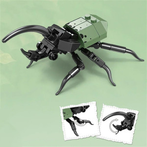 Figura Escarabajo Hércules Mecano - Insecto Educativo Realista