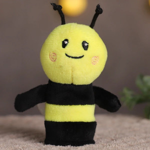 Títere de Dedo Abeja “Mini Sonrisa” - Juguete de Estimulación