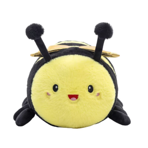 Peluche Abeja Oruga Dorada – 2 Tamaños – Ultrasuave