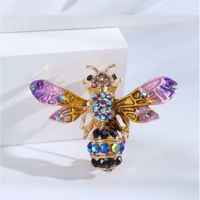 Magniffique Broche Abeille Ailes Enchantées