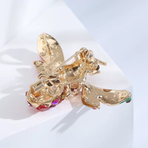 Vue arrière de la Broche Abeille Carnaval Impérial Multicolore
