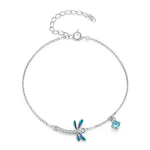 Pulsera Libélula Trenzada | Joya Unisex Ajustable y Original