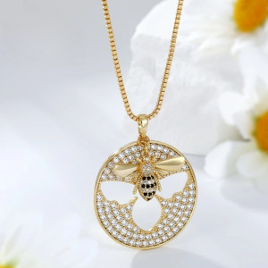 Collar Abeja 'Destello de Colmena' - Joya original y elegante