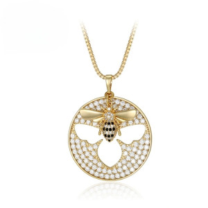 Collar Abeja 'Destello de Colmena' - Joya original y elegante