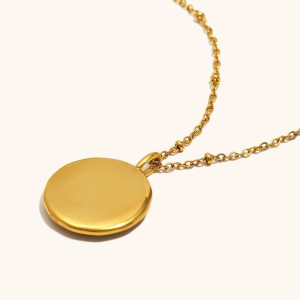 Collar de Abeja Dorado 'Sello Real' - Joya de Plata Elegante
