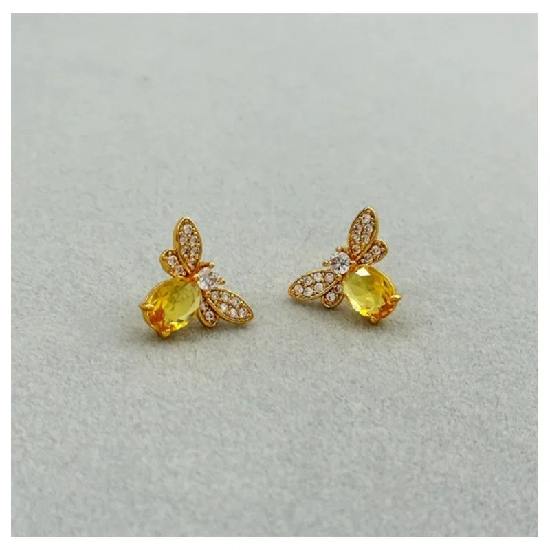 Pendientes Abeja 'Destello de Colmena' - Joyas Elegantes