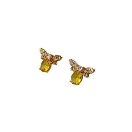 Pendientes Abeja 'Destello de Colmena' - Joyas Elegantes