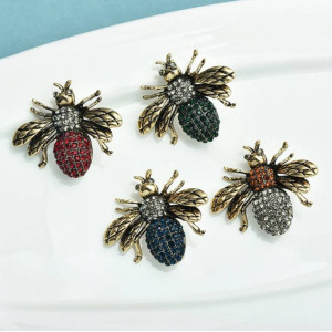 Broche Abeja 'Estilo Barroco' - Pin de Joyería Original