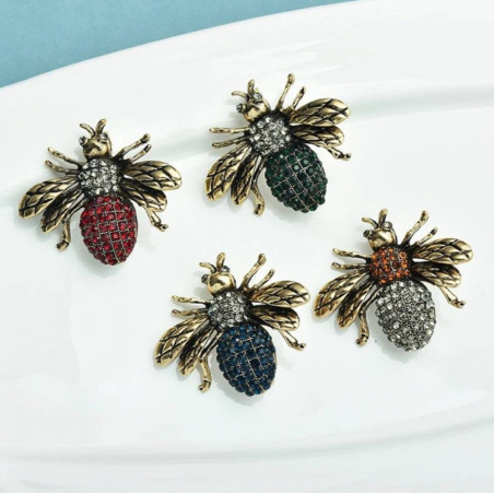 Broche Abeja 'Estilo Barroco' - Pin de Joyería Original