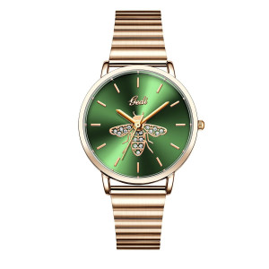 Reloj Abeja 'Destello Dorado' | Joyería Original para Mujer