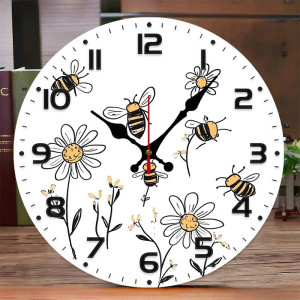 Reloj de Pared Abeja "Sueño de Flores" | Decoración Original