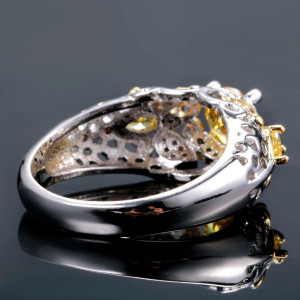 Vista Inferior Anillo Abeja «Tesoro de Miel»