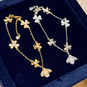Pulsera Abeja "El Jardín Brillante" - ¡2 colores a elegir!