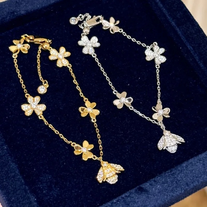Pulsera Abeja "El Jardín Brillante" - ¡2 colores a elegir!