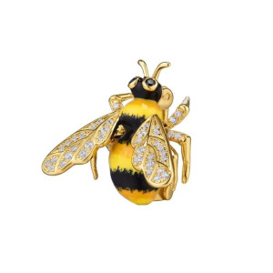 Broche Abeja Destello de Miel