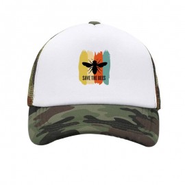 Casquette Abeille Apilculteur Save the Bees Savons les abeilles kaki