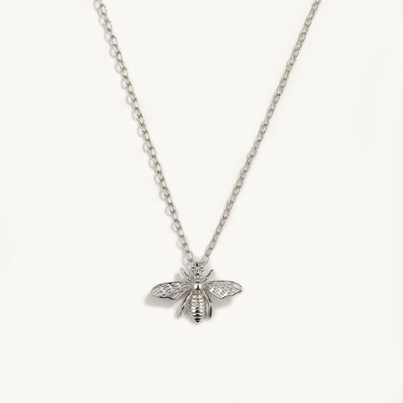 Pendentif abeille en argent Sterling 925 pour femme couleur argent
