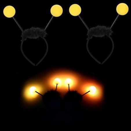 Diadema Abeja Luminosa LED | Idea de Regalo Original y Divertido