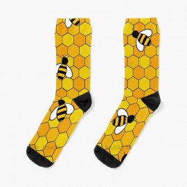 Calcetines de Abeja Divertidos para Mujer | Impresión 360°