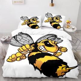Funda Nórdica Abeja vs Avispón | Ropa de Cama Infantil