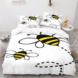 Funda Nórdica de Abeja 3D | Ropa de Cama Original y Divertida
