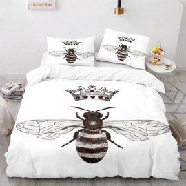 Juego de Cama Abeja Reina | Funda Nórdica con Impresión 3D