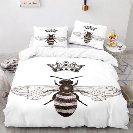 Juego de Cama Abeja Reina | Funda Nórdica con Impresión 3D