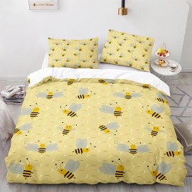 Ensemble de Literie Couette Abeille avec des bébés Abeilles