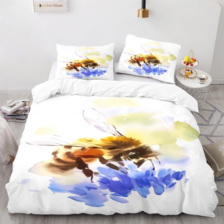 Ensemble de Literie Couette Abeille avec grandes Peinture