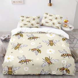 Ensemble de Literie Couette Abeille et Marguerites