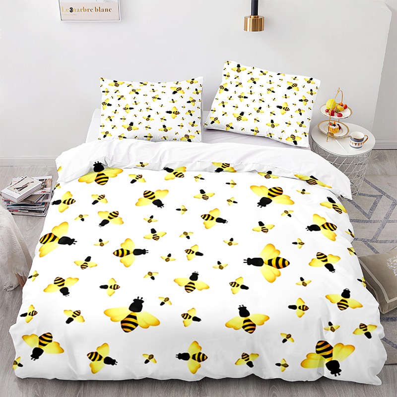 Ensemble de Literie Couette Abeille Vol d'abeilles