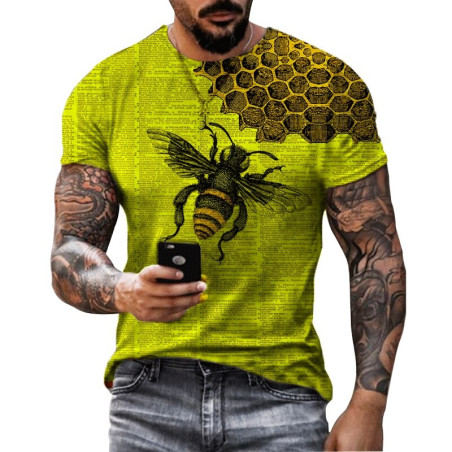 Camiseta de Abeja 3D Divertida | Regalo Original para Mujer