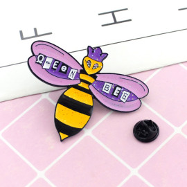 Gran Pin Broche Abeja Reina "Queen BEE" | Regalo Original