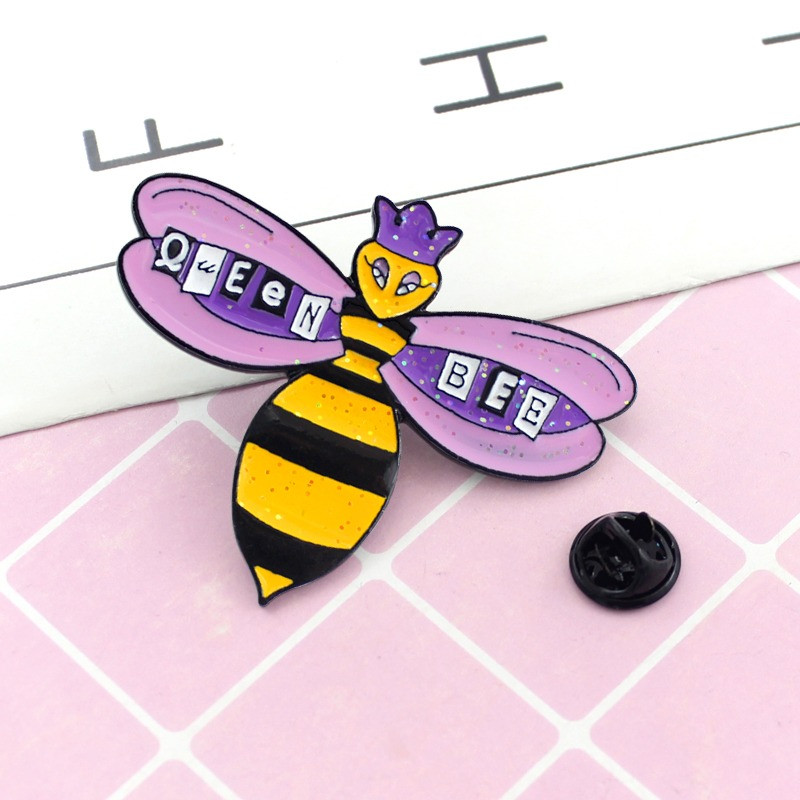 Gran Pin Broche Abeja Reina "Queen BEE" | Regalo Original