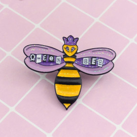 Pin's Abeille Reine des Abeilles Queen BEE