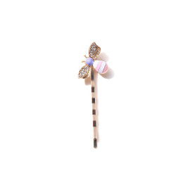Pasador de Pelo Abeja Rosa y Violeta | Idea Regalo Original