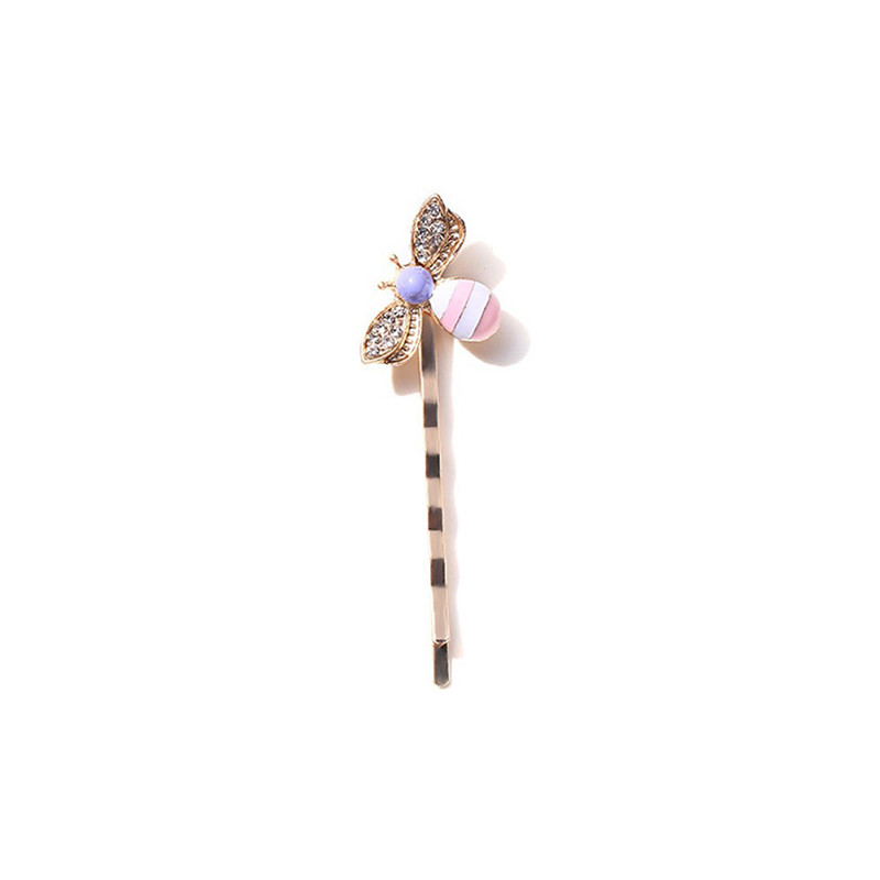 Pasador de Pelo Abeja Rosa y Violeta | Idea Regalo Original