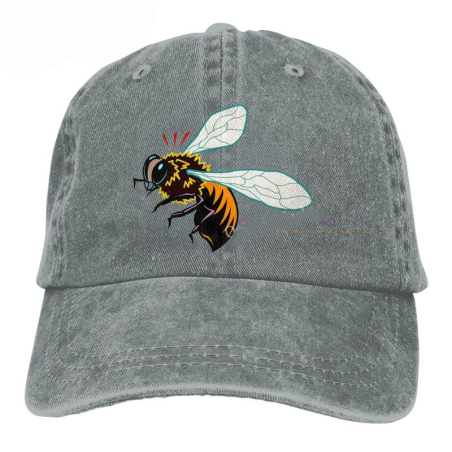 Casquette en denim hyper fashion - couleur gris