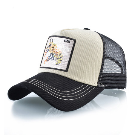 Casquette aérée  18 combinaisons de couleurs couleur beige