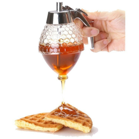 Modèle de Pot à miel barista à bouton pressoir