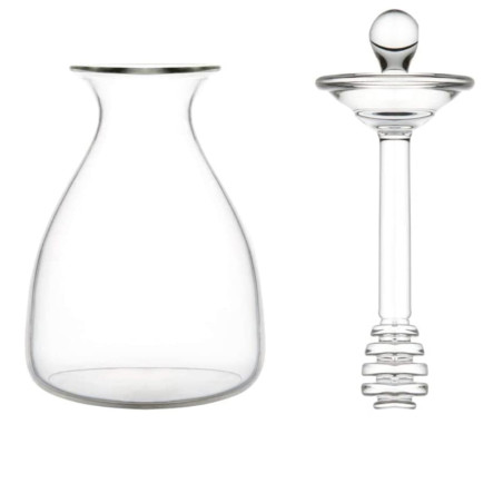 Tarro de Miel de Vidrio con Cuchara | Diseño Elegante y Práctico