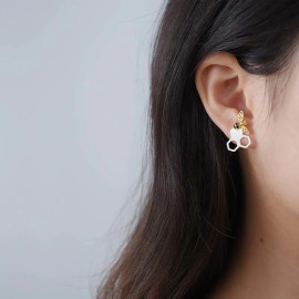boucle d'oreille abeilles Boucles d'oreille essaim et abeille plaquée or
