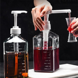 Dispensador de Miel Profesional de Vidrio con Dosificador 1100ml