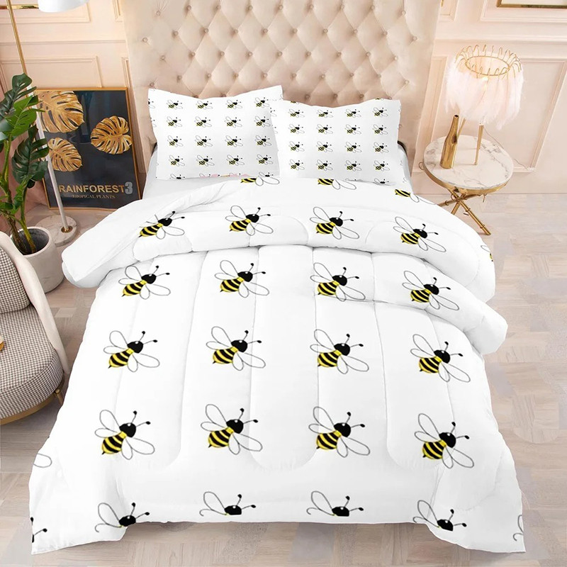 Juego de Cama de Abejas | Funda Nórdica Original y Divertida