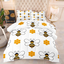 Juego de Cama de Abejas | Funda Nórdica Original y Divertida