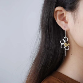 Chaînes d'oreille nid d'abeilles