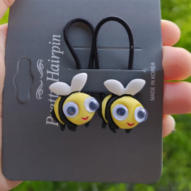 Accessoire de cheveux  élastiques abeille !