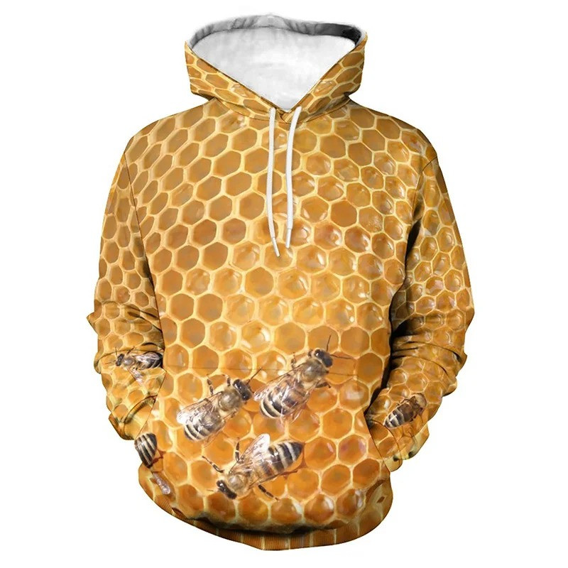 Hoodie coupe sport couleur miel