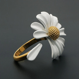 Bague créateur marguerite amour