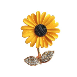 Détails Broche tournesol